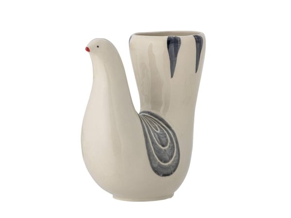 BLOOMINGVILLE Trudy vase, hvit, steingods
