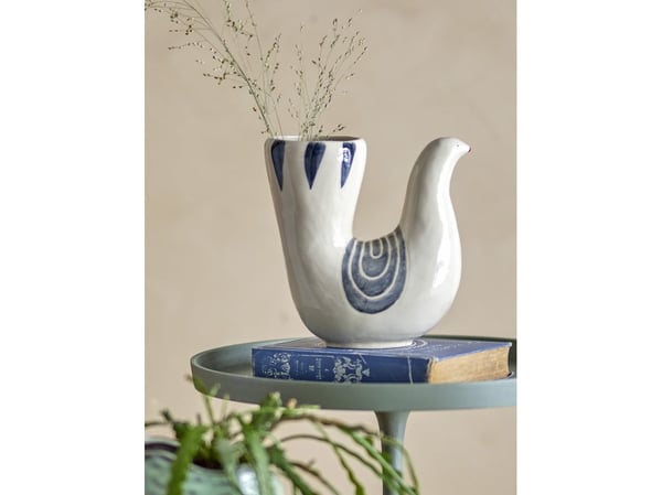 BLOOMINGVILLE Trudy vase, hvit, steingods