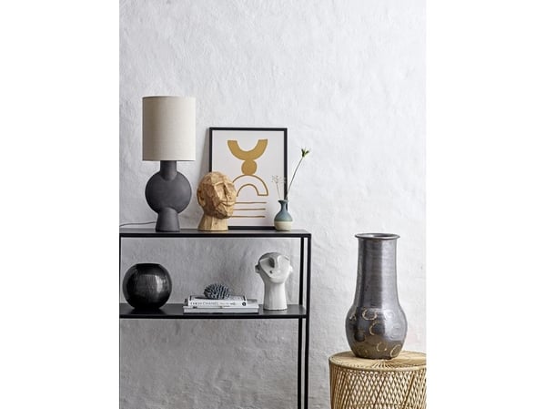 BLOOMINGVILLE Sergio bordlampe, brun, steingods
