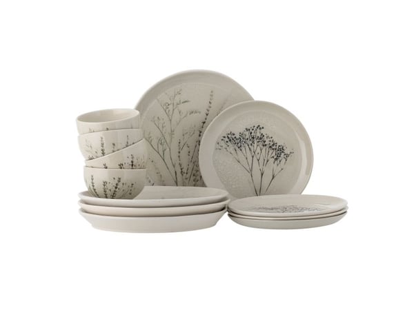 Bloomingville Bea bordsservis-set, natur, stengods