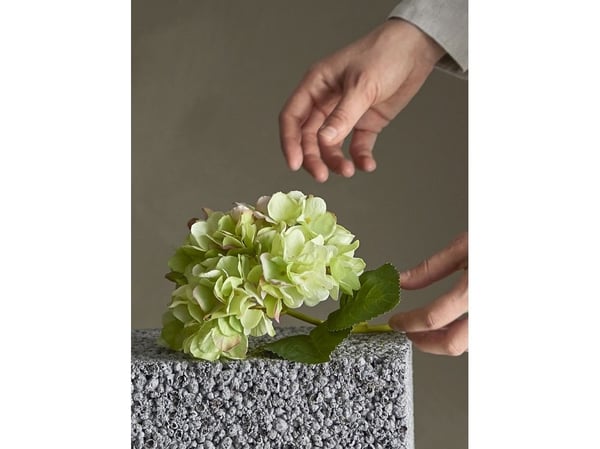 BLOOMINGVILLE hydrangea stilk - hvit - kunstige blomster