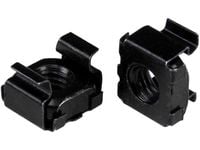 StarTech.com CABCAGENUT2B, Korimutteri, Terästä, Musta, M5, 13 mm, 13 mm