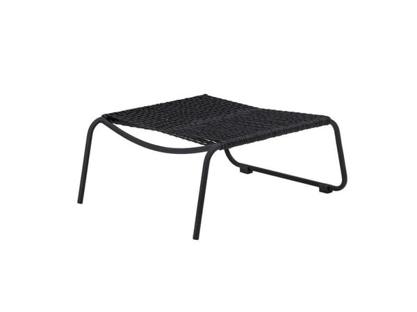 BLOOMINGVILLE Boel solseng med puff, sort, metall
