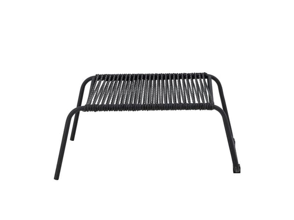 BLOOMINGVILLE Boel solseng med puff, sort, metall