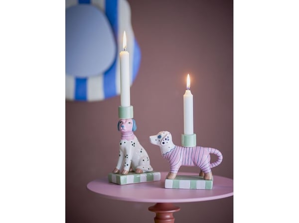 BLOOMINGVILLE lysestake Doglie, rosa, steingods