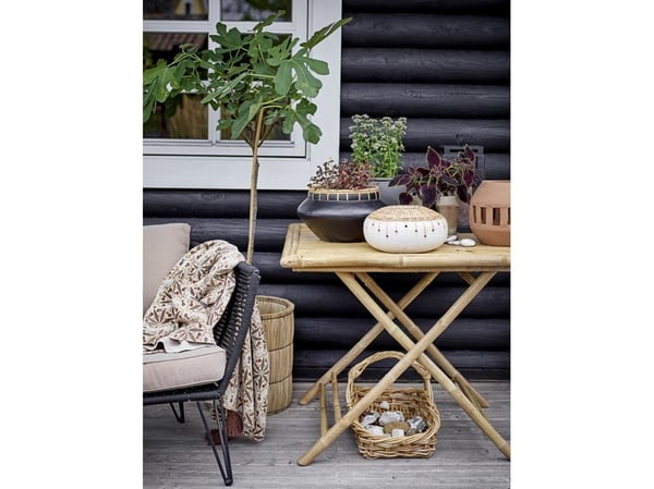 BLOOMINGVILLE Mundo loungestol, svart, metall