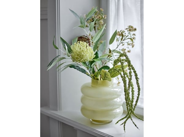 Sahara-vase, Gul, glass