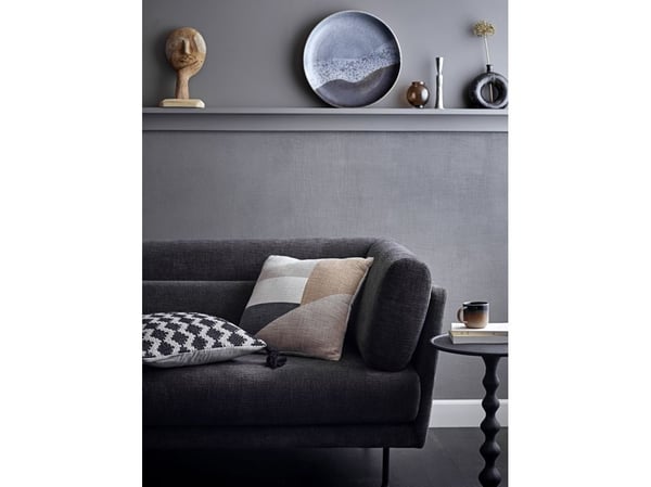 Bloomingville anka sidobord, svart, aluminium