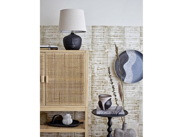 Bloomingville anka sidobord, svart, aluminium