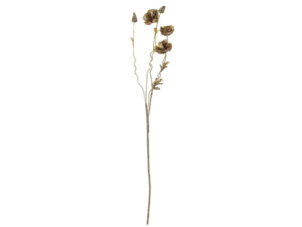 Bloomingville valmue stilk, brun, kunstige blomster
