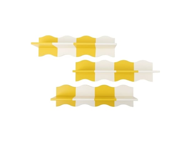 BLOOMINGVILLE MINI Bubbi hylle, gul, MDF