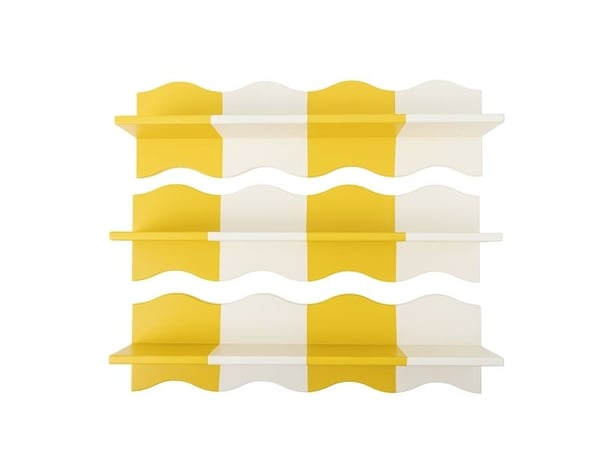 BLOOMINGVILLE MINI Bubbi hylle, gul, MDF