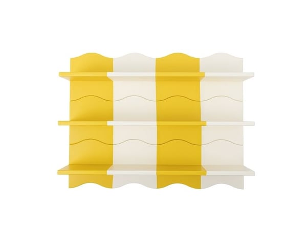 BLOOMINGVILLE MINI Bubbi hylle, gul, MDF