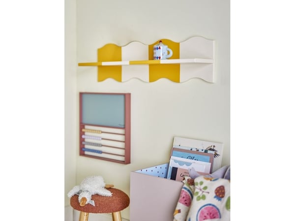 BLOOMINGVILLE MINI Bubbi hylle, gul, MDF