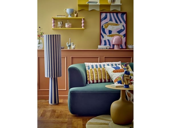BLOOMINGVILLE MINI Bubbi hylle, gul, MDF