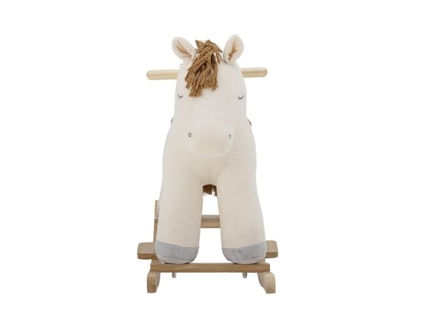 BLOOMINGVILLE MINI Merlen gyngehest, hest, hvit, polyester