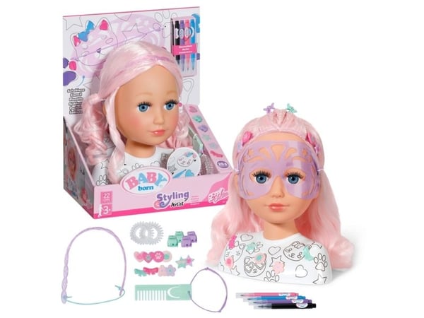 BABY born Sister Styling Artist Head