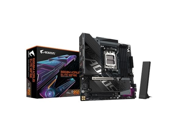 AORUS B850M ELITE WIFI6E ICE Micro ATX Socket AM5 AMD B850