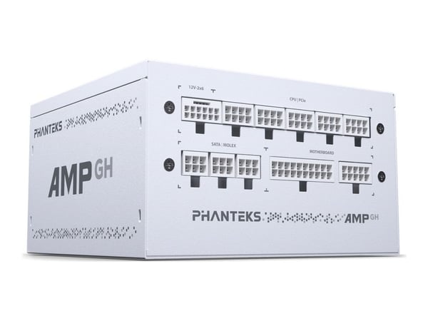PHANTEKS AMP GH 850W 80 PLUS Gold Power Supply, PCIe 5.1, ATX 3.1 - 850 Watt, white