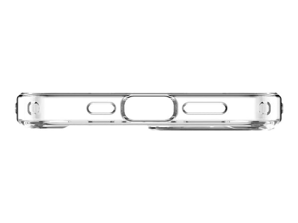 Spigen Ultra Hybrid - Baksida till mobiltelefon - polykarbonat, termoplastisk polyuretan (TPU) - Kristallklar - 5,4" - för Apple iPhone 13 mini