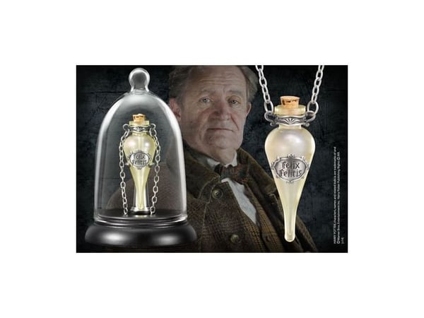 Felix Felicis elixirflaska med display