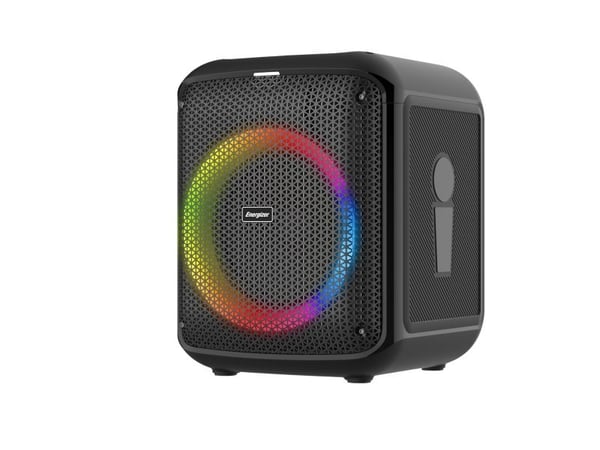Videospiller Energizer Bluetooth-høyttaler FM USB MP3 6000mAh RGB