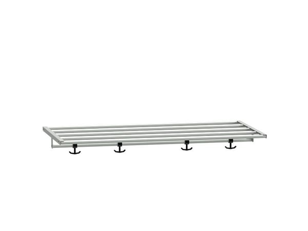 Hattehylde til garderobe B1000xD550 mm lysegrå