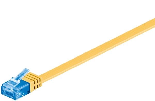 Goobay CAT6a U/UTP 7m, 7 m, Cat6a, U/UTP (UTP), RJ-45, RJ-45, Gult