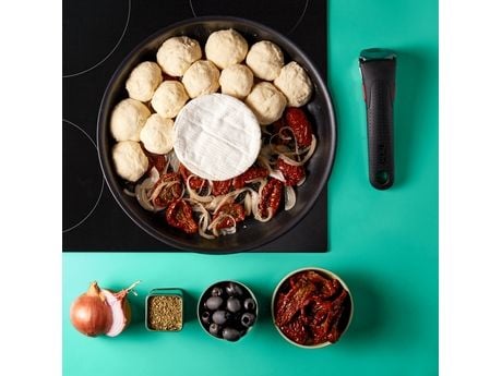 Tefal Ingenio L7629002, Blandet sett, Sort, Aluminium, Titan, Thermo-Spot, Keramisk, Gass, Halogen, Induksjon
