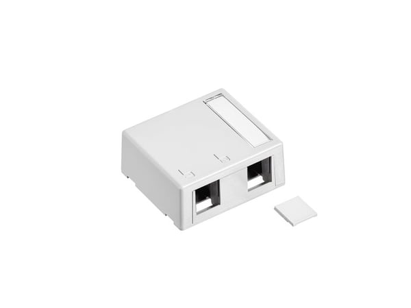 Leviton 41089-2WP, Krone, Valkoinen, Muovi, RoHS, 64,8 mm, 57,1 mm