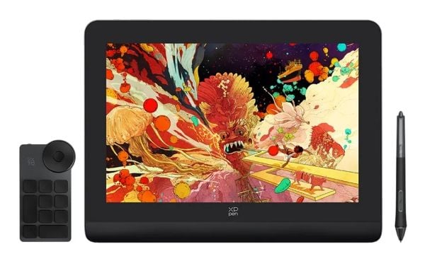 XPPen Artist Pro 14 (Gen 2), Koblet med ledninger (ikke trådløs), 5080 Ipi, 298,94 x 186,84 mm, USB, 1 cm, Penn, Berøringskontroll