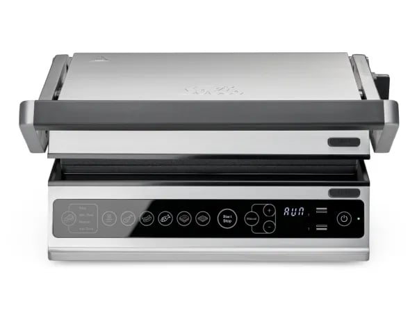 Solis 7611210979739, Grå, Rustfritt stål, Berøringskontroll, 280 x 250 mm, 180°, 2000 W