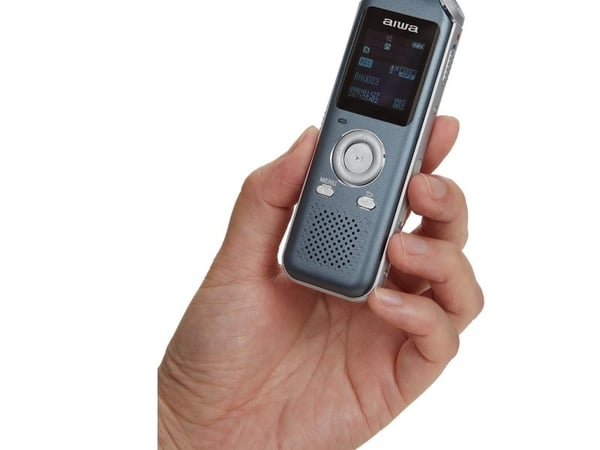 AIWA Digital Voice Recorder 16 GB grå DVR-M700 DVR-M700 (8435256810998)