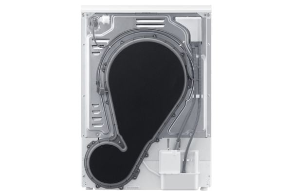 Samsung DV90DB7845GW, Frittstående, Frontmatet, Varme pumpe, Hvit, Rotasjon, Berøringskontroll, Venstre