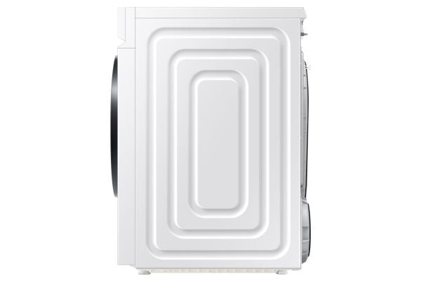 Samsung DV90DB7845GW, Frittstående, Frontmatet, Varme pumpe, Hvit, Rotasjon, Berøringskontroll, Venstre