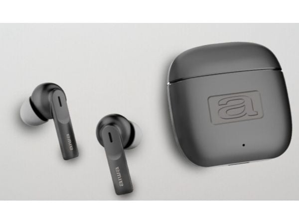 Aiwa EBTW-200, True Wireless Stereo (TWS), 70 - 19000 Hz, Samtaler/musikk, 264 g, Hodesett, Sort
