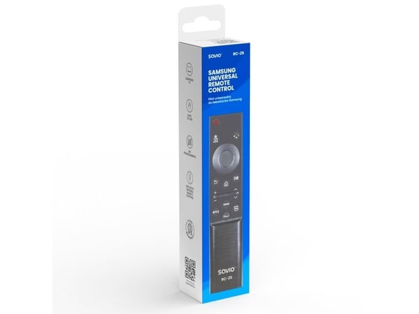 Savio rc-25, TV, IR trådlös, Tryckknappar, Svart