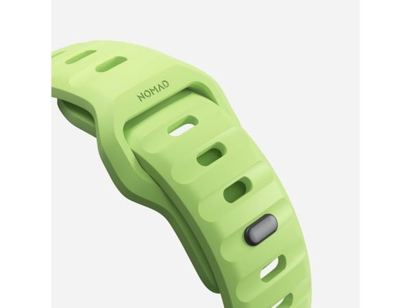 Nomad Sport Band, Band, Smartklokke, Lysegrønn, Apple, Ultra / 46mm, Gummi