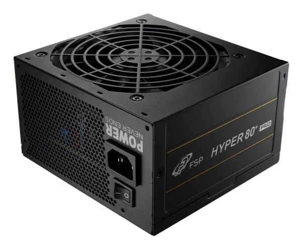 FSP Hyper 80+ Pro - Strømforsyning (intern) - ATX12V 3.1/ EPS12V 2.92 - 80 PLUS Bronze - AC 200-240 V - 650 watt - aktiv PFC