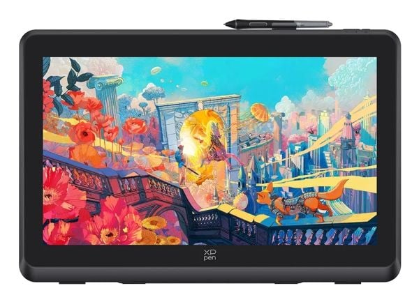 XPPen Artist 22 Plus, Koblet med ledninger (ikke trådløs), 5080 Ipi, 409 x 230 mm, USB, 1 cm, Penn, Berøringskontroll