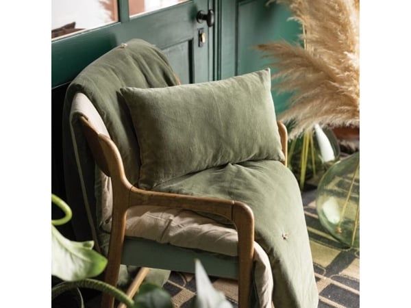 VIVARAISE ELISE CUSHION VERVEINE 40X65