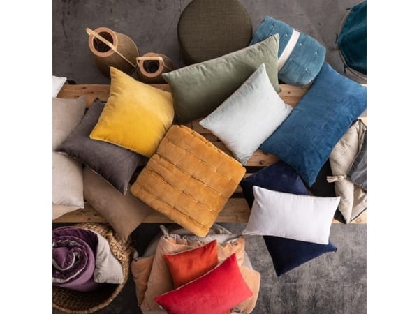 VIVARAISE ELISE CUSHION VERVEINE 40X65