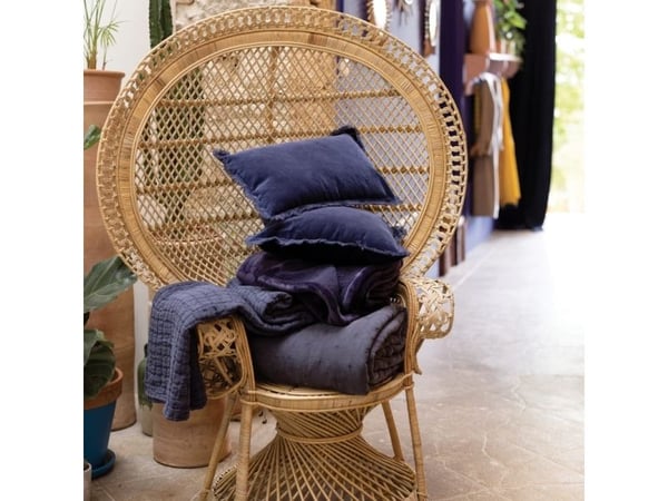 VIVARAISE SWAMI BEDCOV Navy 180X260