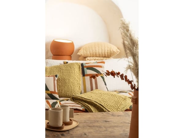 VIVARAISE SWAMI BEDCOV Sand 180X260