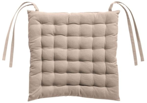 VIVARAISE ZEA CHAIR SEAT PAD Natural 38x38x3