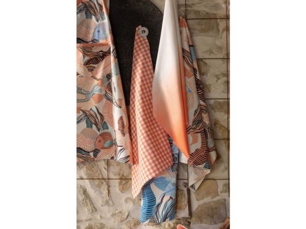VIVARAISE TIE&amp;DYE KITCHNTOWL KAKTUS 50X70