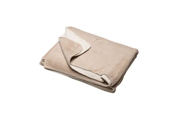 Fussenegger SAVONA fuzzy throw/doubleface beige/cream 200 x150 cm