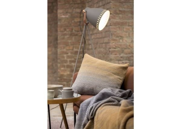 Fussenegger SAVONA throw "gradient/herringbone" gold/grey 200 x150 cm