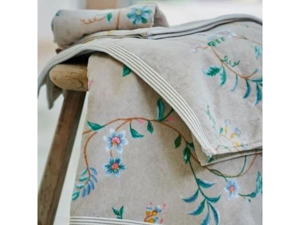 PIP Studio PIP Les Fleurs Khaki 70x140