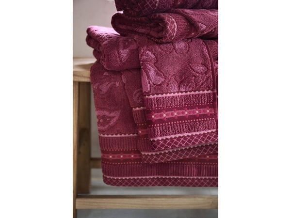 PIP Studio Jasmin Jacquard Mörkrosa 30x50
